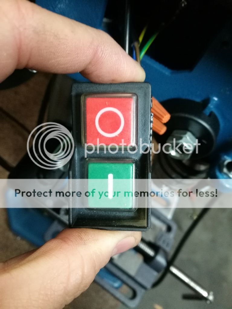 Drill press Power switch. Tricky Just Commodores